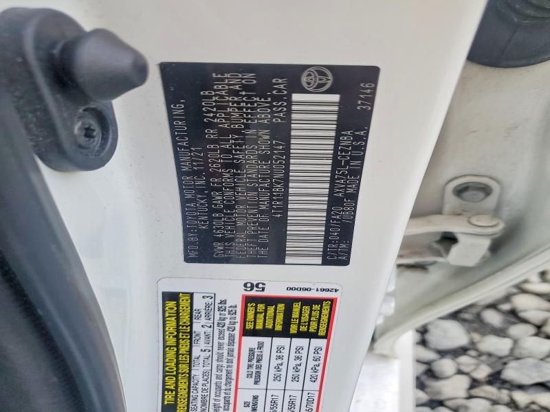 Aukcja sprzedaży 2022 Toyota Camry, vin: 4T1R11BK7NU052147, numer aukcji: 67814856