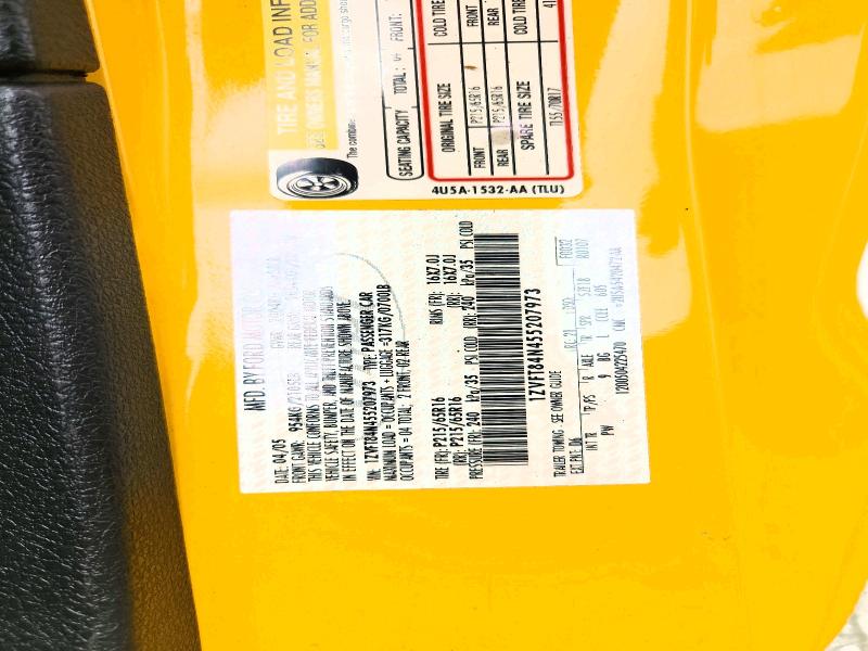 Продажа на аукционе авто 2005 Ford Mustang, vin: 1ZVFT84N455207973, номер лота: 68752636
