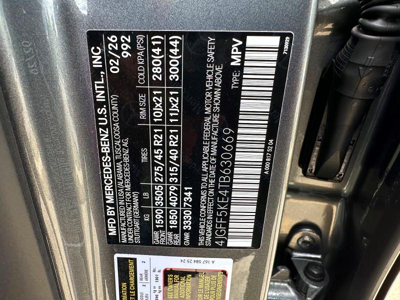 66336856 :رقم المزاد ، 4JGFF5KE4TB630669 vin ، 2026 Mercedes-benz Gls مزاد بيع
