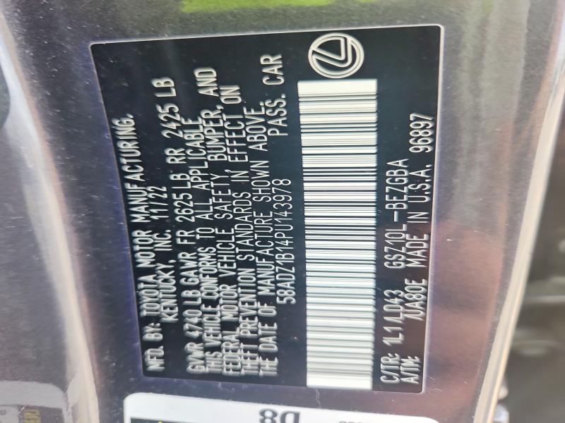 Продаж на аукціоні авто 2023 Lexus Es 350, vin: 58ADZ1B14PU143978, номер лоту: 67345426