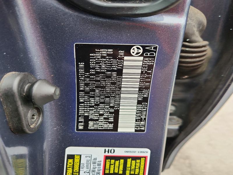 Продажа на аукционе авто 2014 Toyota Corolla, vin: 5YFBURHE0EP128303, номер лота: 69178466