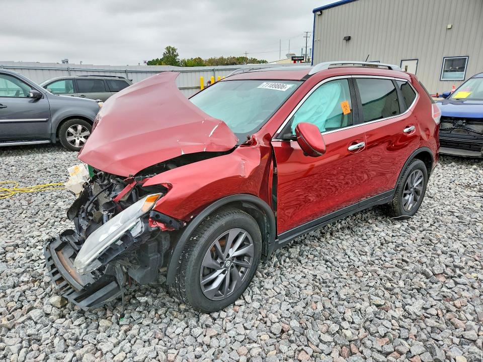 Auction sale of the 2016 Nissan Rogue, vin: 5N1AT2MV3GC847614, lot number: 71189806
