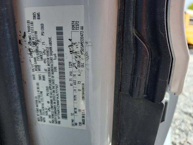 2015 Ford Transit 250 მანქანა იყიდება აუქციონზე, vin: 1FTNR1ZM6FKA77797, აუქციონის ნომერი: 69287566