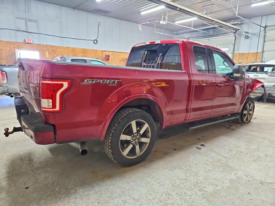 68000616 :رقم المزاد ، 1FTEX1EP4FFC21457 vin ، 2015 Ford F150 مزاد بيع