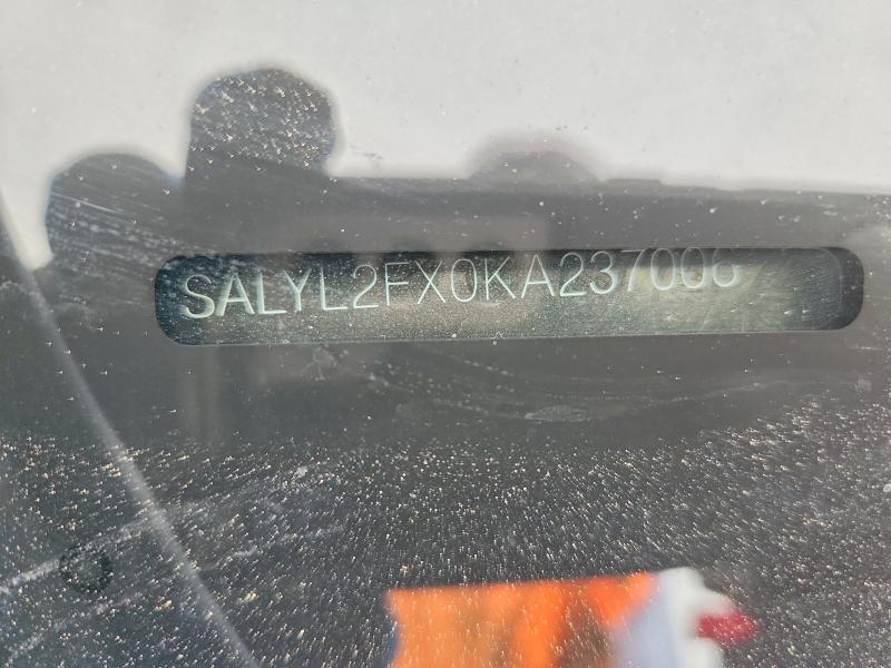 67640846 :رقم المزاد ، SALYL2FX0KA237006 vin ، 2019 Land Rover Range Rover Velar مزاد بيع