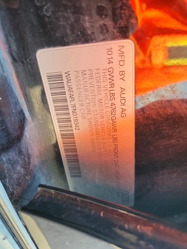 Продаж на аукціоні авто 2015 Audi A4, vin: WAUAFAFL7FN019342, номер лоту: 70154226