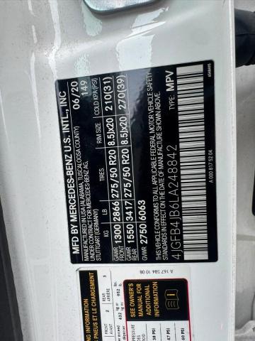 Продаж на аукціоні авто 2020 Mercedes-benz Gle, vin: 4JGFB4JB6LA248842, номер лоту: 71097216