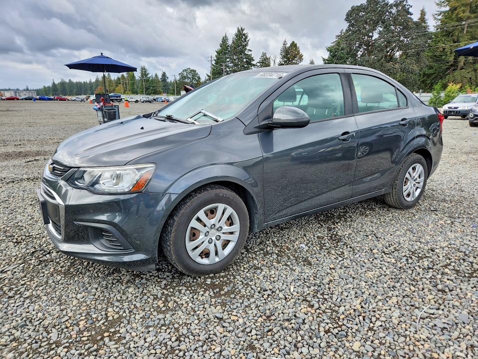 68234716 :رقم المزاد ، 1G1JB5SG5H4163570 vin ، 2017 Chevrolet Sonic مزاد بيع