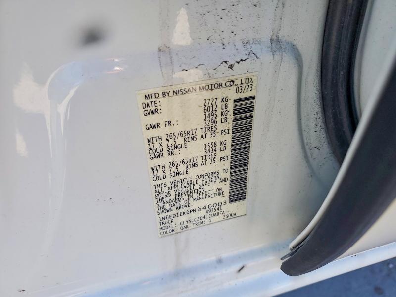 Продаж на аукціоні авто 2023 Nissan Frontier, vin: 1N6ED1EK6PN646003, номер лоту: 67827896
