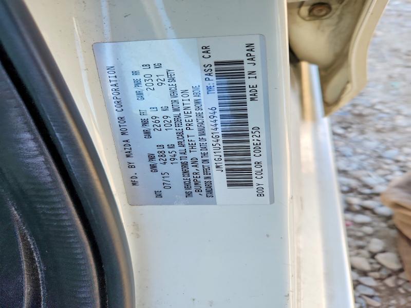 Продаж на аукціоні авто 2016 Mazda 6, vin: JM1GJ1U54G1444946, номер лоту: 68275696