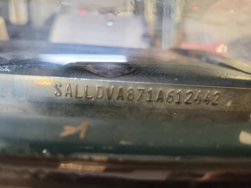 Aukcja sprzedaży 2001 Land Rover Defender, vin: SALLDVA871A612442, numer aukcji: 69776306