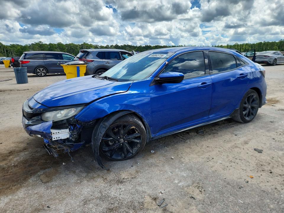 2018 Honda Civic მანქანა იყიდება აუქციონზე, vin: SHHFK7H46JU237808, აუქციონის ნომერი: 66863736