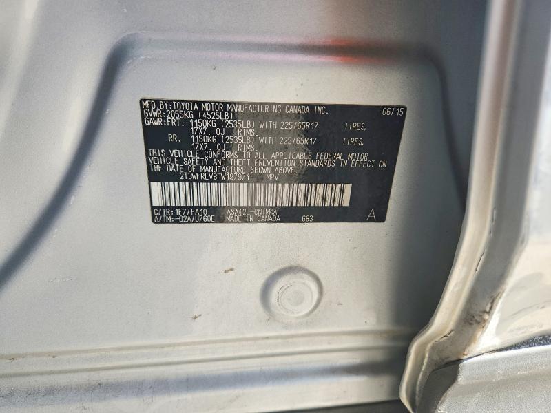 Aukcja sprzedaży 2015 Toyota Rav4, vin: 2T3WFREV8FW197974, numer aukcji: 68033966