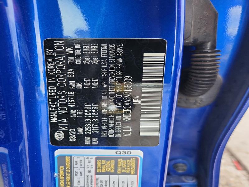 68875136 :رقم المزاد ، KNDERCAA3M7136009 vin ، 2021 Kia Seltos مزاد بيع