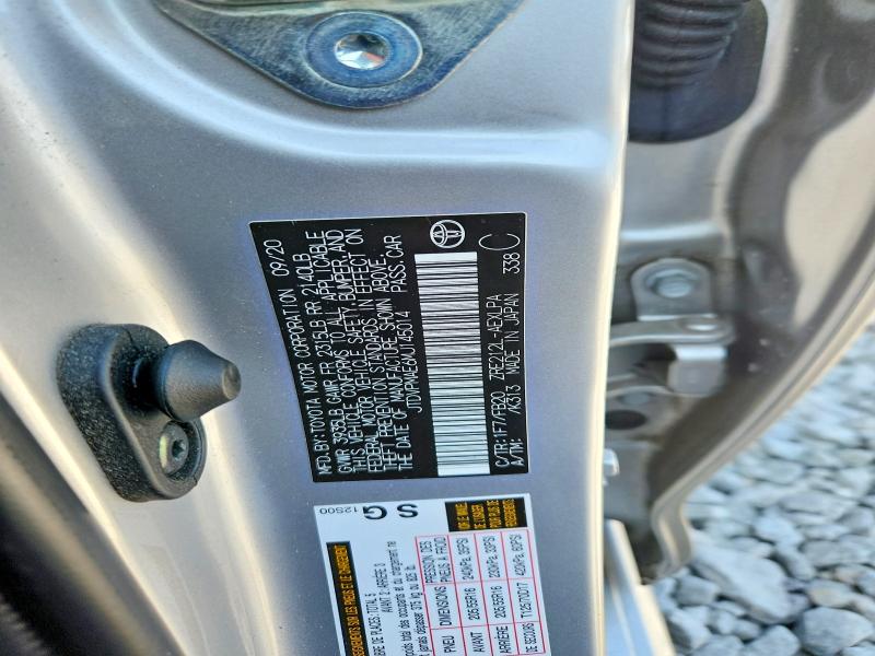 Продажа на аукционе авто 2021 Toyota Corolla, vin: JTDVPMAE6MJ145014, номер лота: 69317616
