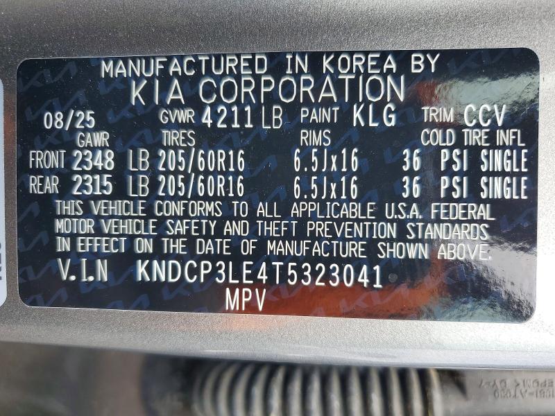Продаж на аукціоні авто 2026 Kia Niro, vin: KNDCP3LE4T5323041, номер лоту: 67779366