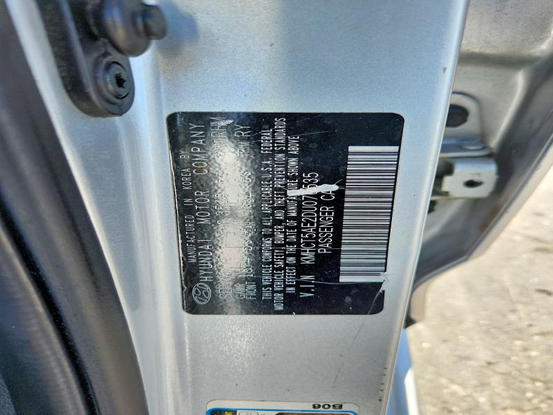 68585576 :رقم المزاد ، KMHCT5AE2DU076535 vin ، 2013 Hyundai Accent مزاد بيع