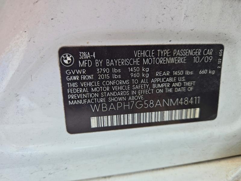 Aukcja sprzedaży 2010 Bmw 328, vin: WBAPH7G58ANM48411, numer aukcji: 70423446