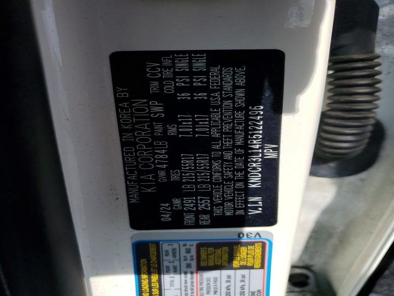 69724376 :رقم المزاد ، KNDCR3L14R5122496 vin ، 2024 Kia Niro مزاد بيع