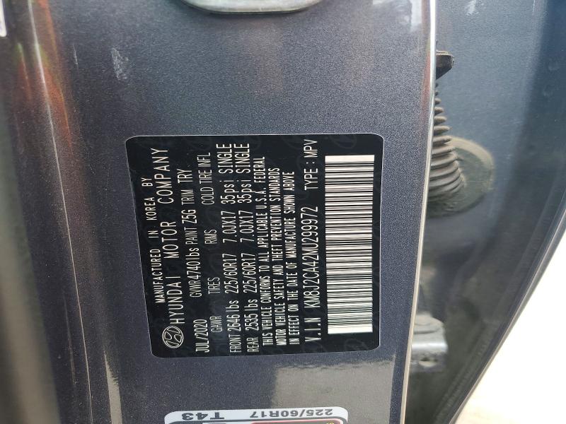 Продажа на аукционе авто 2021 Hyundai Tucson, vin: KM8J2CA42MU299972, номер лота: 67972396