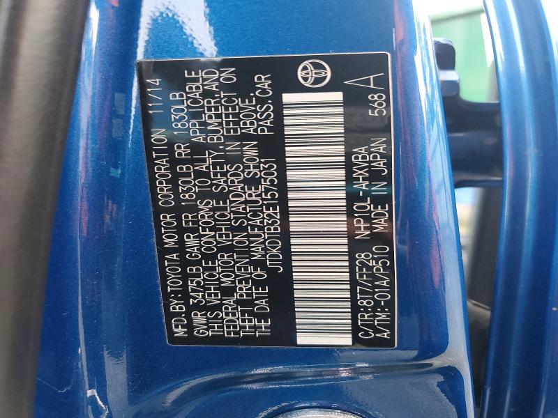 Продажа на аукционе авто 2014 Toyota Prius C, vin: JTDKDTB32E1575031, номер лота: 70901506