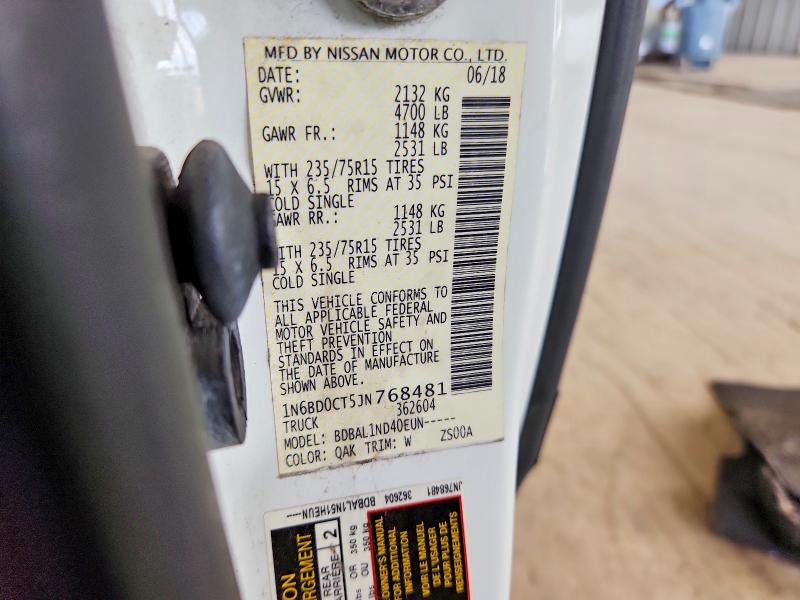 Продаж на аукціоні авто 2018 Nissan Frontier, vin: 1N6BD0CT5JN768481, номер лоту: 68951546