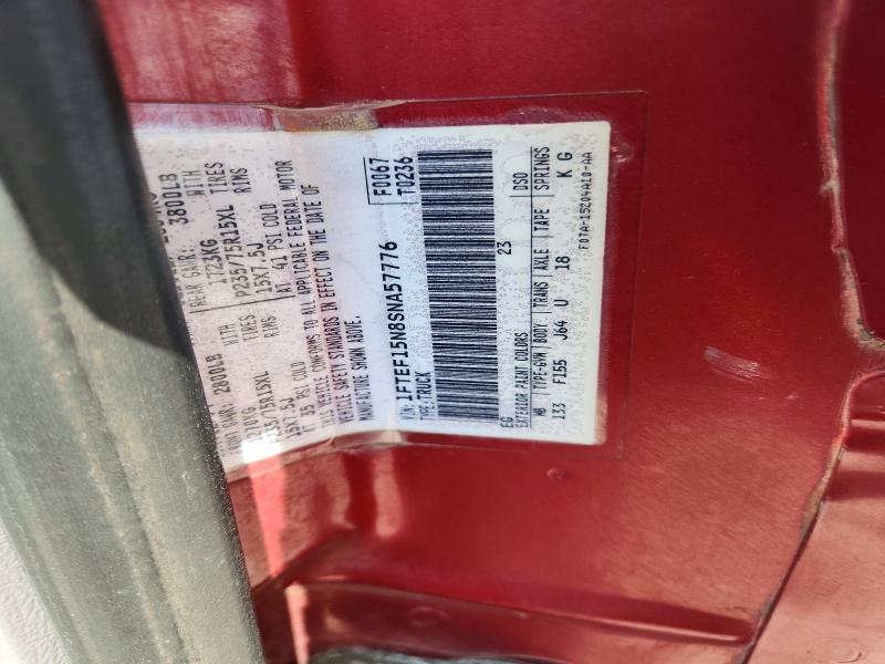 Aukcja sprzedaży 1995 Ford F150, vin: 1FTEF15N8SNA57776, numer aukcji: 67431206