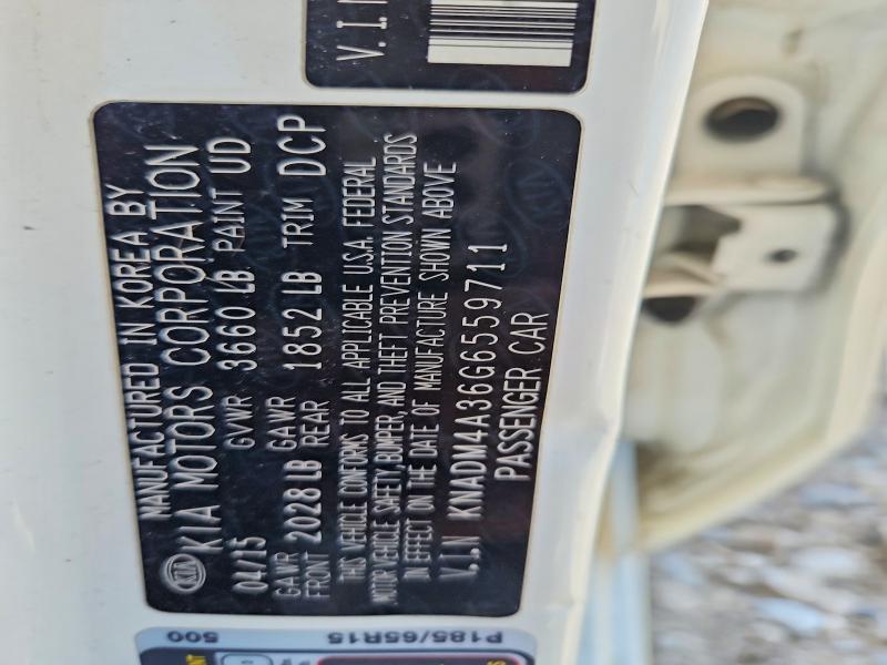 Продажа на аукционе авто 2016 Kia Rio, vin: KNADM4A36G6559711, номер лота: 67458246