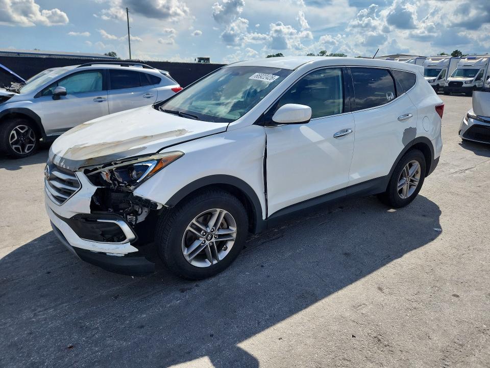 66922426 :رقم المزاد ، 5NMZT3LB0JH107550 vin ، 2018 Hyundai Santa Fe Sport مزاد بيع