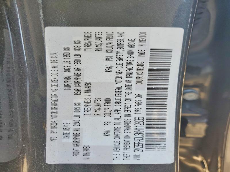Продаж на аукціоні авто 2019 Mazda 3, vin: 3MZBPADL3KM112836, номер лоту: 71058456