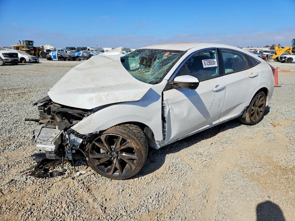 67290656 :رقم المزاد ، 2HGFC2F87LH591570 vin ، 2020 Honda Civic مزاد بيع