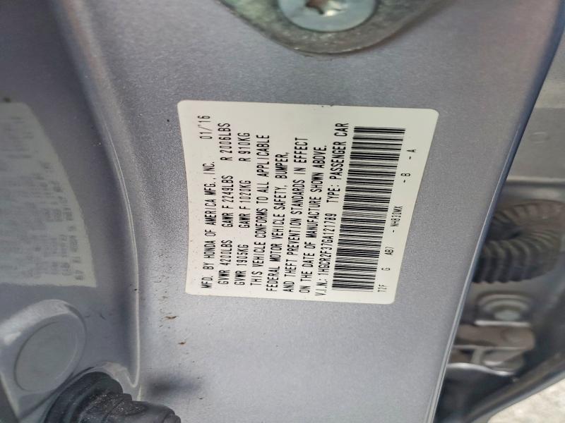 Aukcja sprzedaży 2016 Honda Accord, vin: 1HGCR2F37GA121789, numer aukcji: 68806196