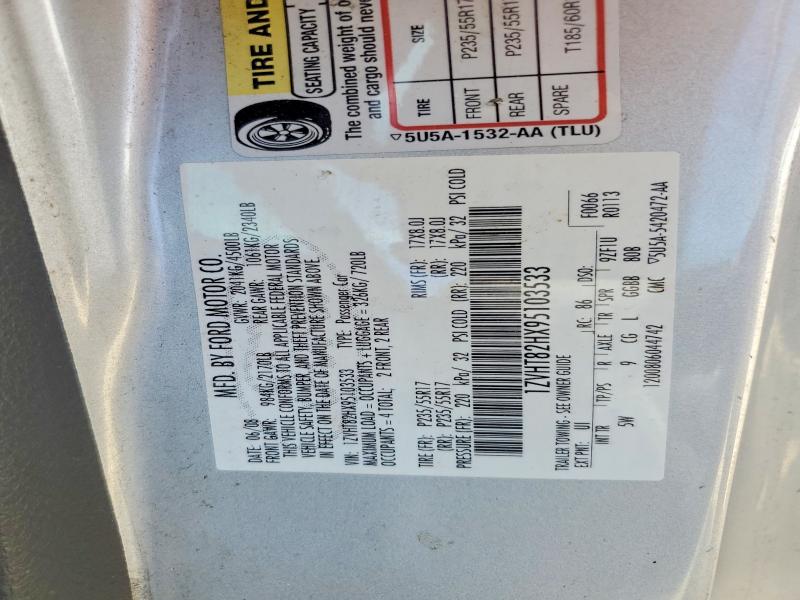 70371666 :رقم المزاد ، 1ZVHT82HX95103533 vin ، 2009 Ford Mustang مزاد بيع