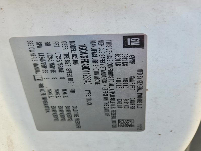 Продаж на аукціоні авто 2013 Chevrolet Express G2500, vin: 1GCWGFCA9D1128640, номер лоту: 67468696