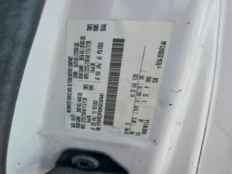 Aukcja sprzedaży 2017 Ford Econoline, vin: 1FDWE3F63HDC43441, numer aukcji: 66207256