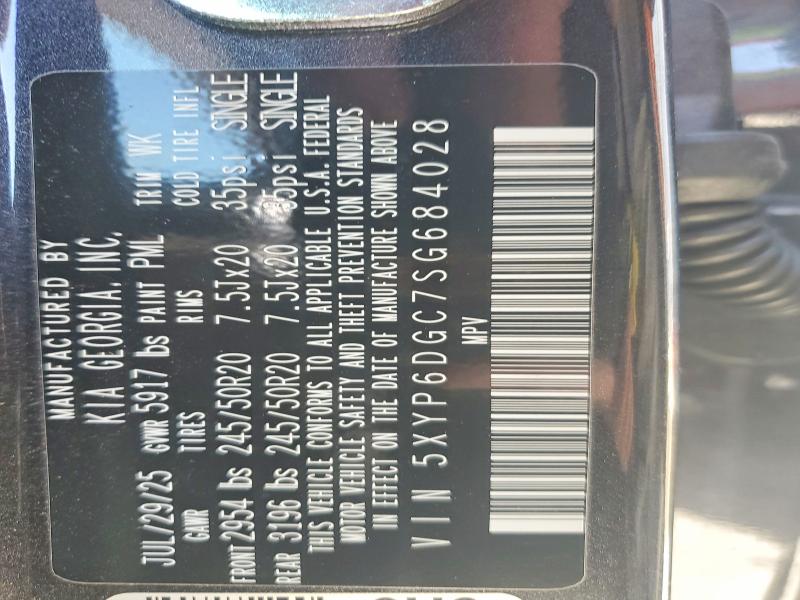 Продажа на аукционе авто 2025 Kia Telluride, vin: 5XYP6DGC7SG684028, номер лота: 69215236