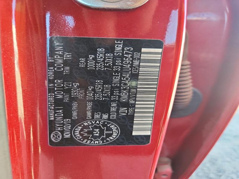 Продаж на аукціоні авто 2020 Hyundai Kona, vin: KM8K3CA54LU496473, номер лоту: 69750656