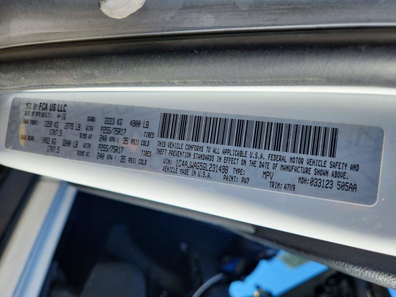 Aukcja sprzedaży 2016 Jeep Wrangler, vin: 1C4AJWAG5GL231498, numer aukcji: 67208476