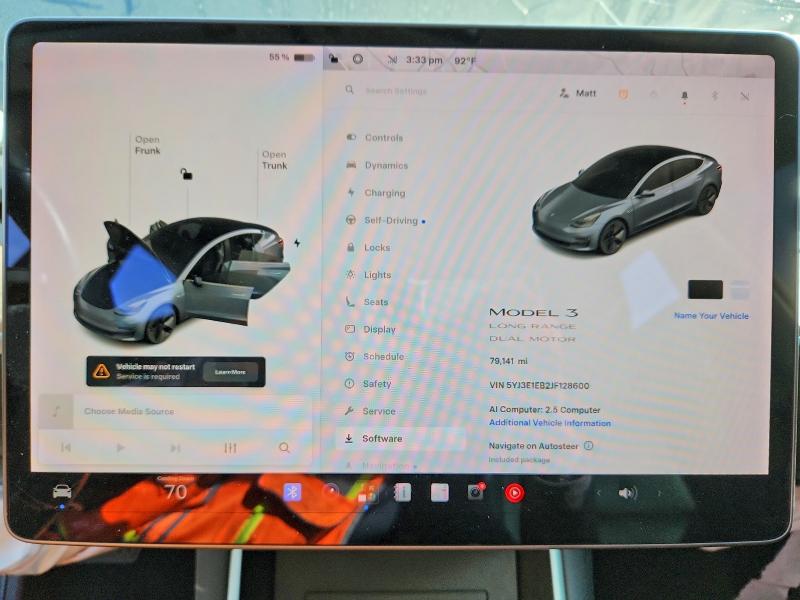 Продажа на аукционе авто 2018 Tesla Model 3, vin: 5YJ3E1EB2JF128600, номер лота: 70277836