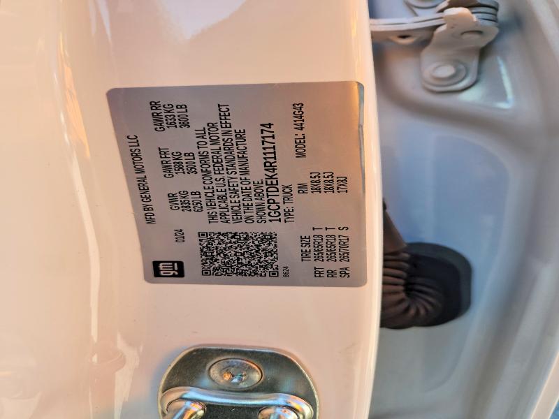 Продаж на аукціоні авто 2024 Chevrolet Colorado, vin: 1GCPTDEK4R1117174, номер лоту: 68803796