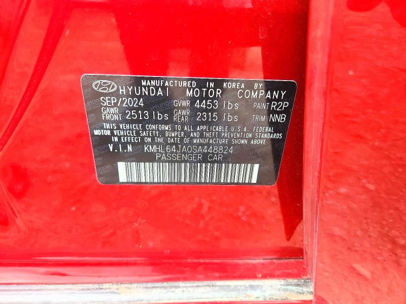 2025 Hyundai Sonata მანქანა იყიდება აუქციონზე, vin: KMHL64JA0SA448824, აუქციონის ნომერი: 67526916