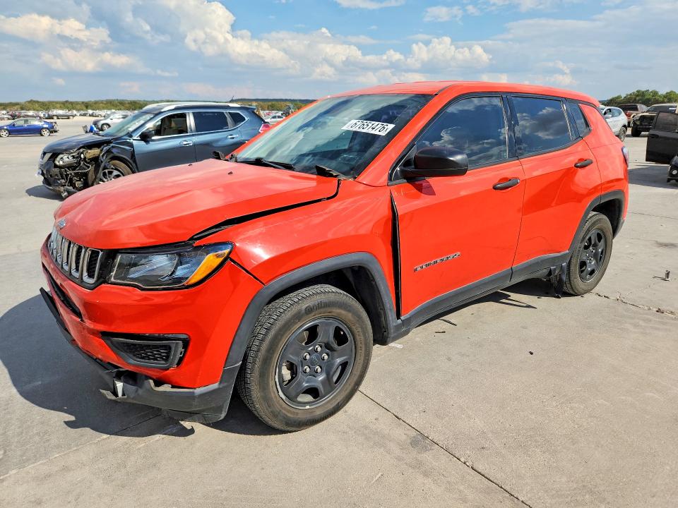 2018 Jeep Compass მანქანა იყიდება აუქციონზე, vin: 3C4NJCAB1JT271626, აუქციონის ნომერი: 67651476