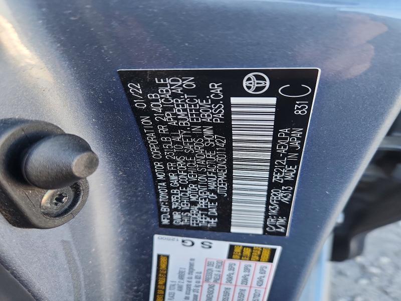 Продаж на аукціоні авто 2022 Toyota Corolla, vin: JTDEPMAE0N3011427, номер лоту: 67110526