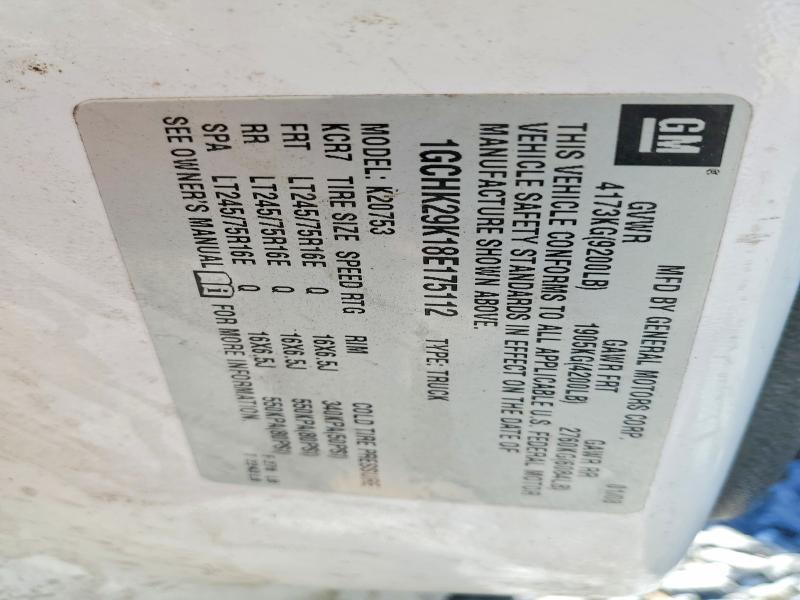Aukcja sprzedaży 2008 Chevrolet Silverado, vin: 1GCHK29K18E175112        , numer aukcji: 69038686