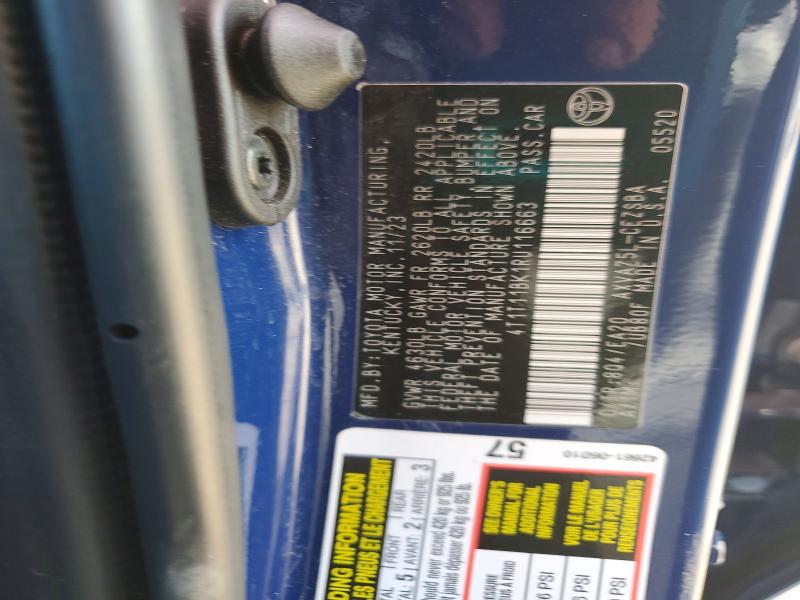2024 Toyota Camry მანქანა იყიდება აუქციონზე, vin: 4T1T11BK1RU116663, აუქციონის ნომერი: 67146836