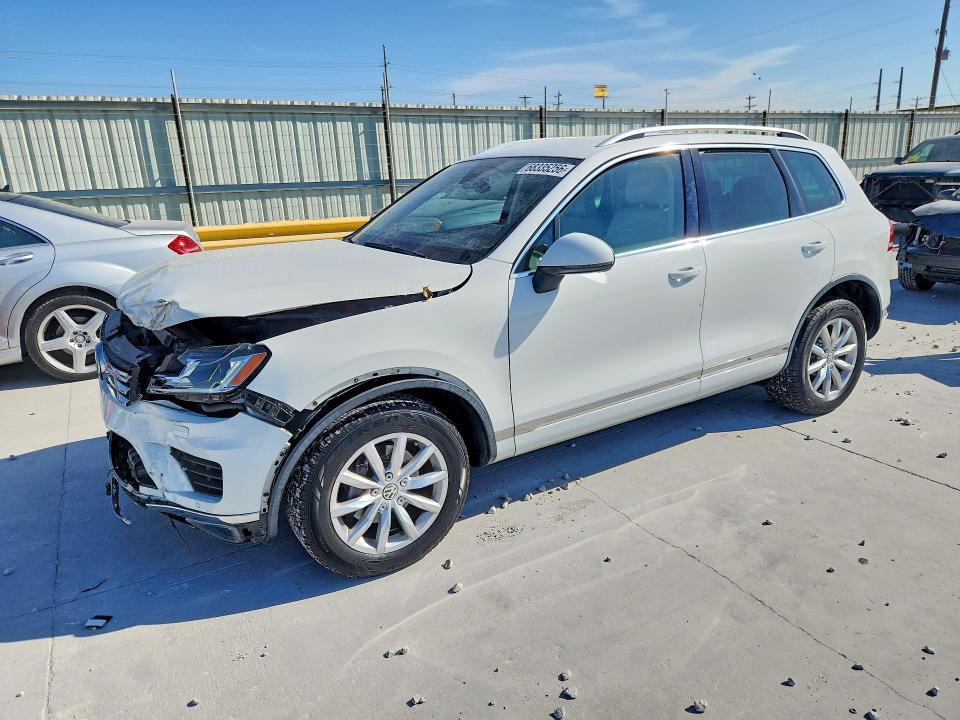 2016 Volkswagen Touareg მანქანა იყიდება აუქციონზე, vin: WVGEF9BP0GD007550, აუქციონის ნომერი: 68335256