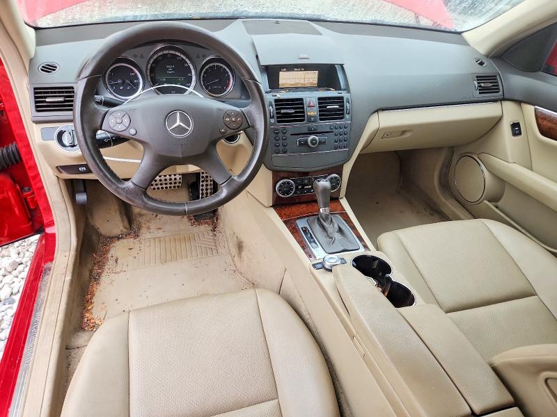 2010 Mercedes-benz C მანქანა იყიდება აუქციონზე, vin: WDDGF5EB8AR098959, აუქციონის ნომერი: 69141286