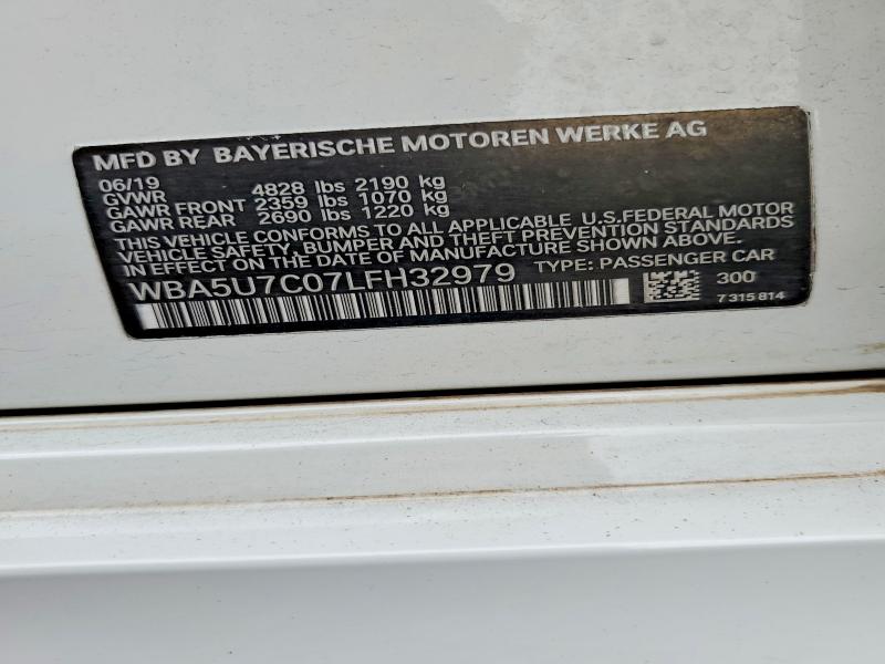 Aukcja sprzedaży 2020 Bmw M340i, vin: WBA5U7C07LFH32979, numer aukcji: 69807476