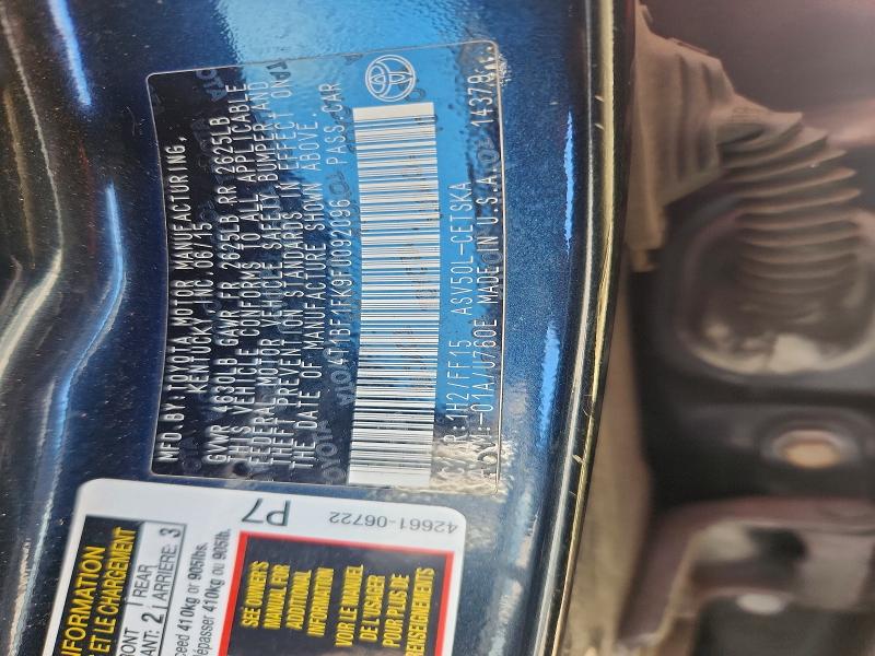 Продаж на аукціоні авто 2015 Toyota Camry, vin: 4T1BF1FK9FU092096, номер лоту: 70051876