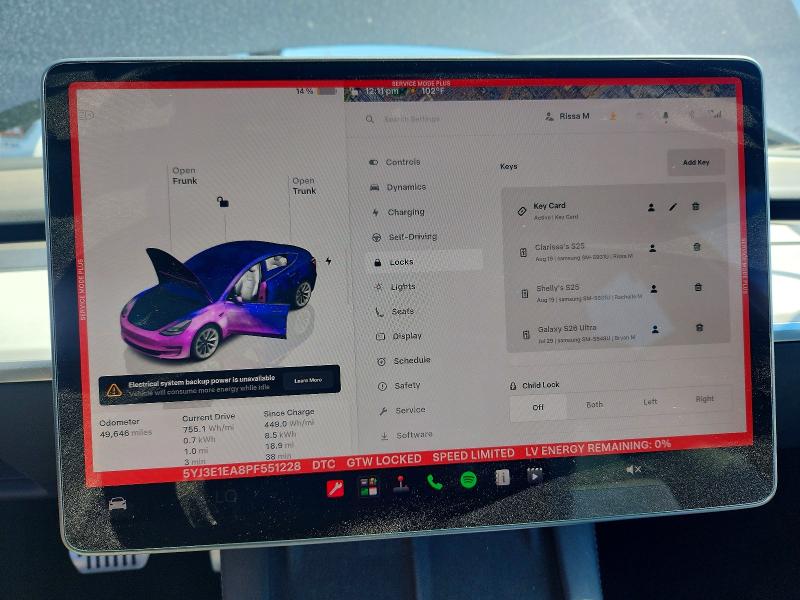 2023 Tesla Model 3 მანქანა იყიდება აუქციონზე, vin: 5YJ3E1EA8PF551228, აუქციონის ნომერი: 66390476